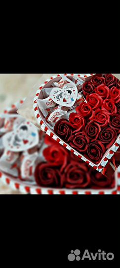 Букет из мыльных роз