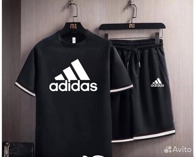 Летний костюм шорты и футболка adidas