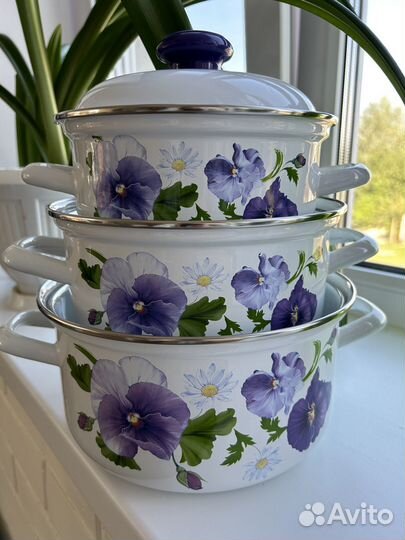 Эмалированная посуда новая