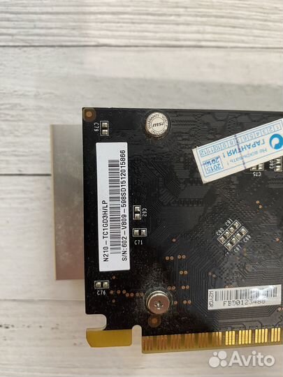 Видеокарта Nvidia GeForce 210