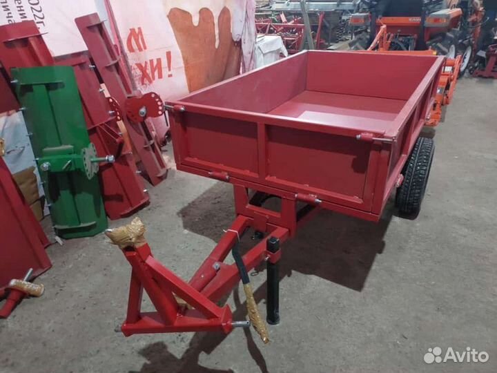 Прицеп самосвальный на минитрактор