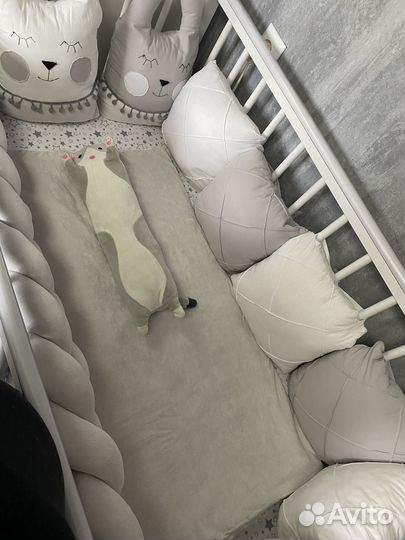 Бортики в детскую кроватку