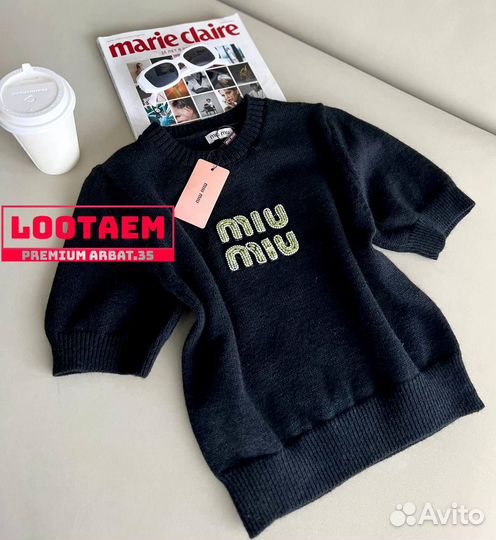 Miu Miu Майка шикарная (топ 2024)