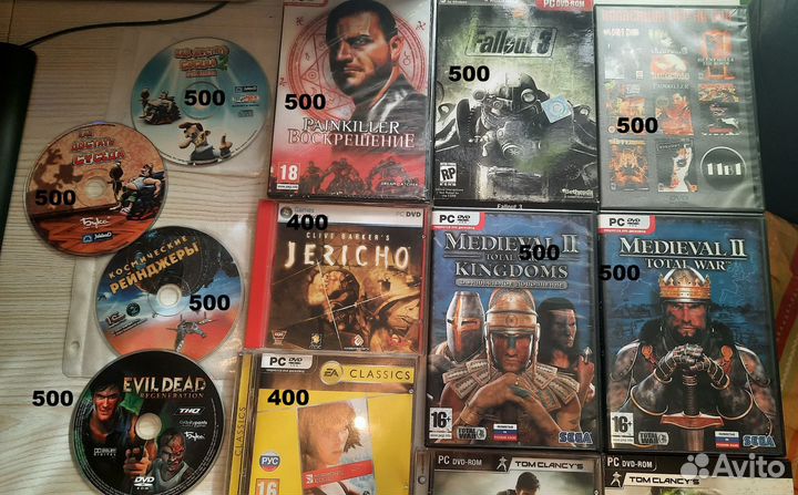 Для пк и диски для игр