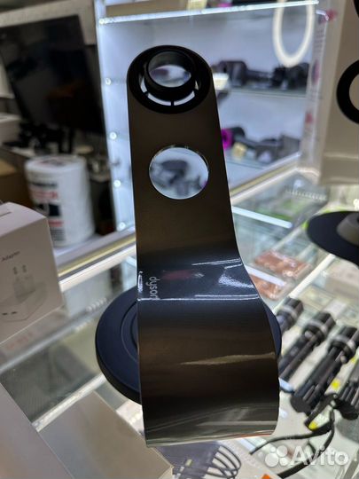Подставка для фена dyson черная (темная)
