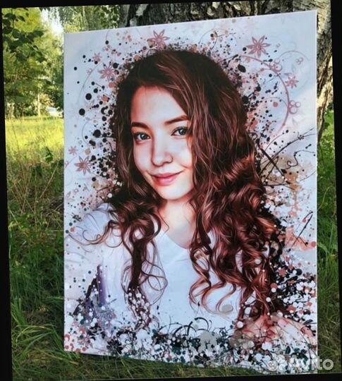 Портрет на холсте 30х40