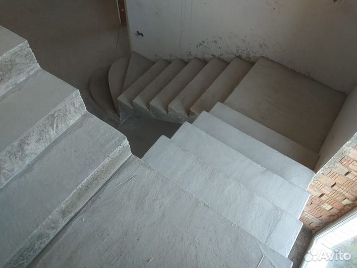 Монтаж монолитной лестницы за 3 дня