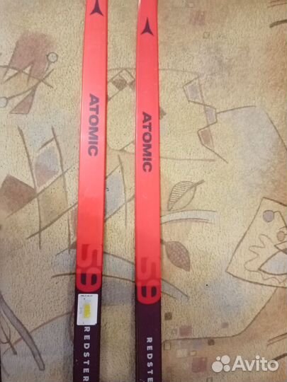 Беговые лыжи Atomic redster s9 hard + si
