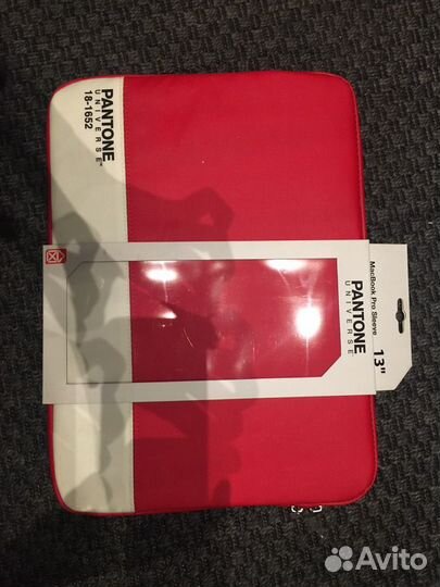 Чехол на macbook pro 13”,15” красный