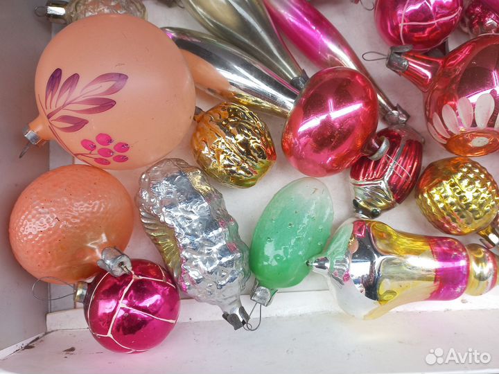 Елочные игрушки СССР одним лотом