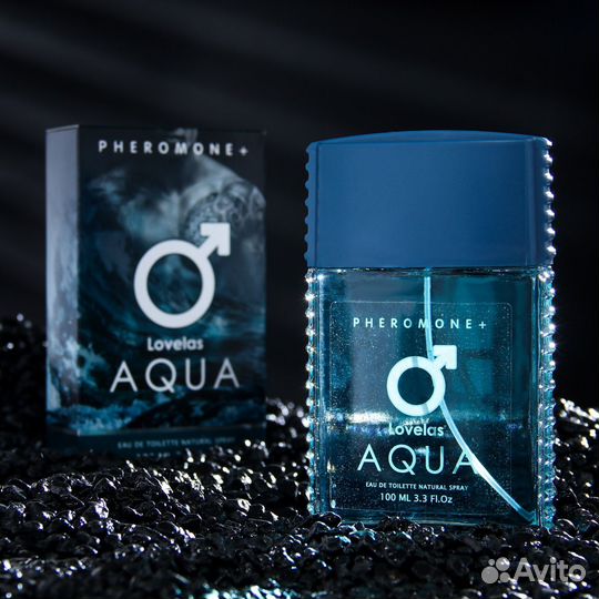 Туалетная вода мужская с феромонами Lovelas Aqua