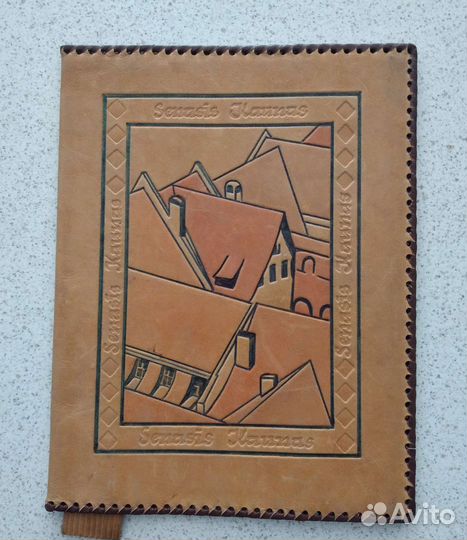 Обложка из натуральной кожи