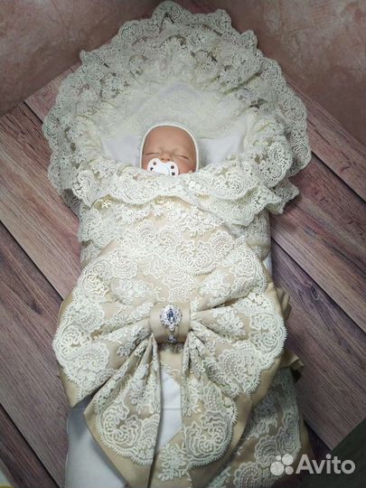 Конверт одеяло плед на выписку