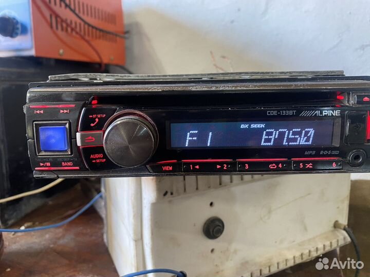 Магнитола alpine cde-133bt