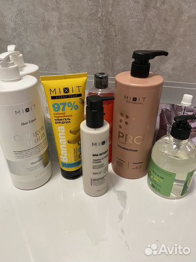 Шампунь гели бальзамы и др Миксит Mixit