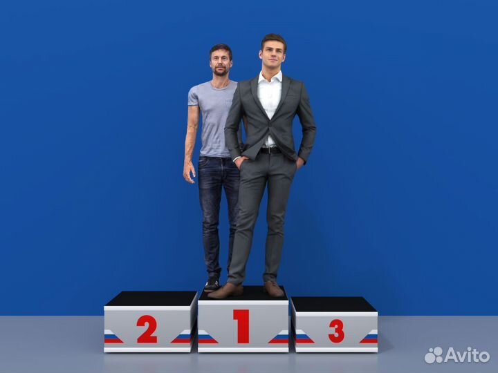 Пьедестал награждения Матрешка 612х612мм (квадрат)