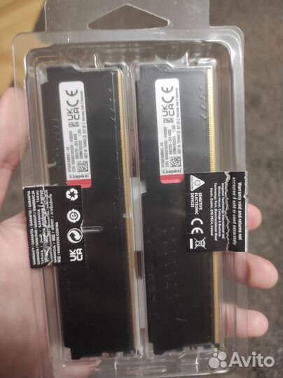 Память Kingston Fury ddr5 5600mhz 32GBx2 (64gb)днс