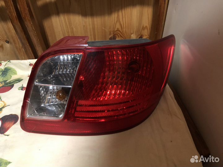 Задние фонари на kia rio