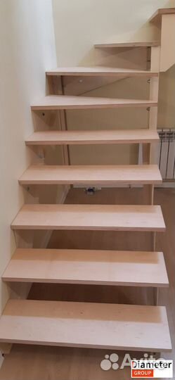 Производство стальной лестницы на тетиве