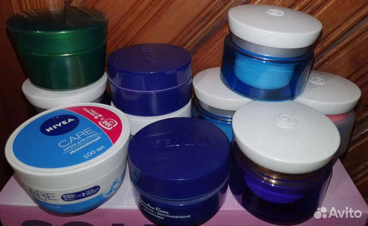 Пустые баночки из под кремов