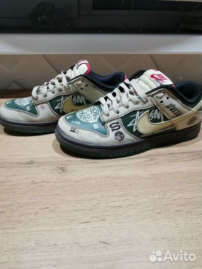 Кроссовки nike dunk stussy