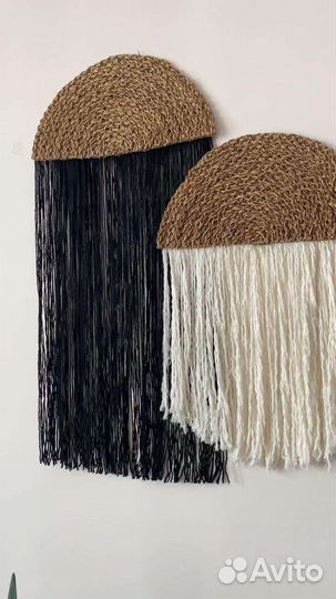 Медузы панно макраме