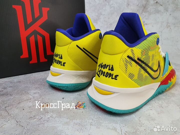 Баскетбольные кроссовки Nike kyrie 7 yellow