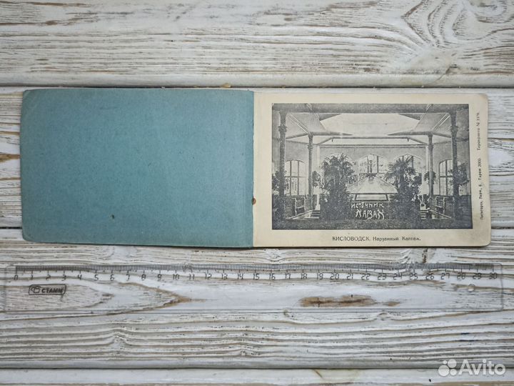 Старинная книга 1920 Подарок Кавказа Альбом Курорт