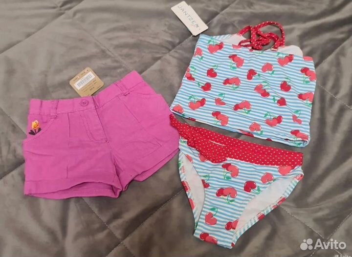 Пакет новых вещей на девочку 2-3года
