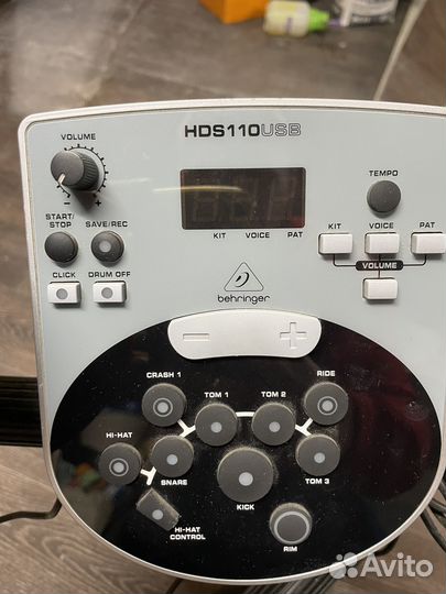 Электронная барабанная установка behringer XD8USB