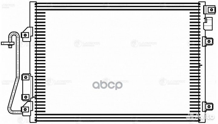 Радиатор кондиц. для а/м Renault Clio II (98)