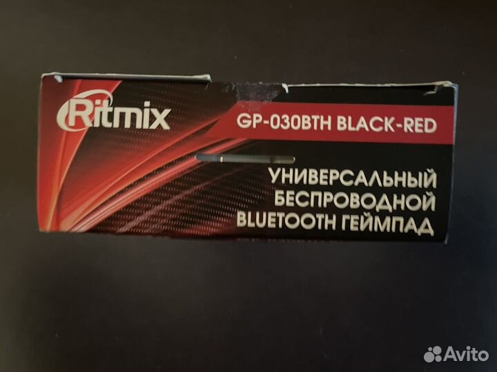 Игровой контроллер Ritmix GP-030BTH black-RED