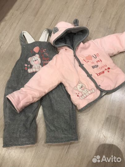Одежда для девочки 80 86 92 пакетом