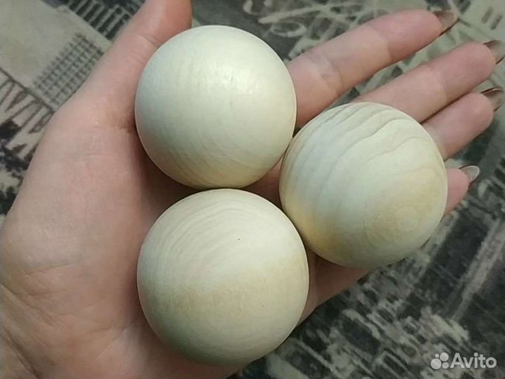 Мяч шар для дриблинга из дерева