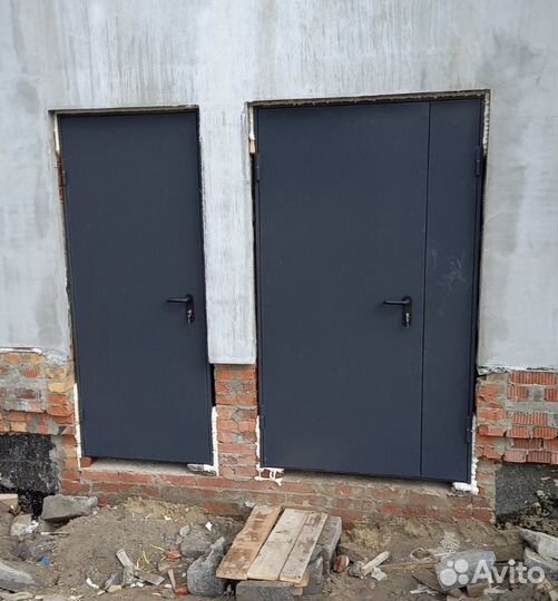 Двери технические, противопожарные металлические
