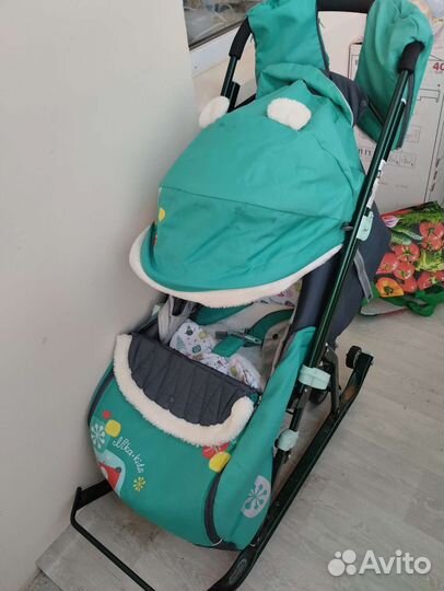 Санки коляска ника