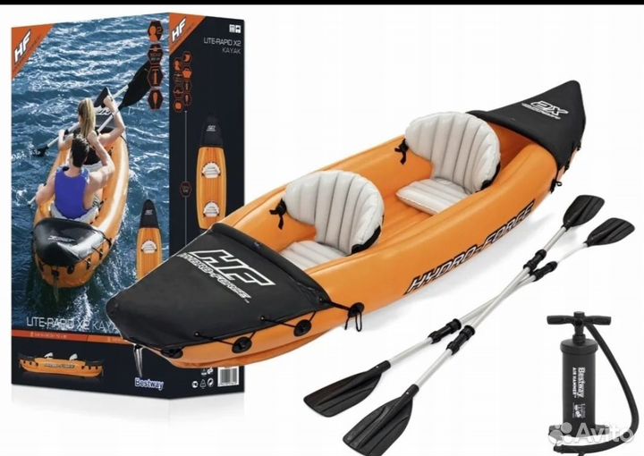 Надувной каяк, байдарка