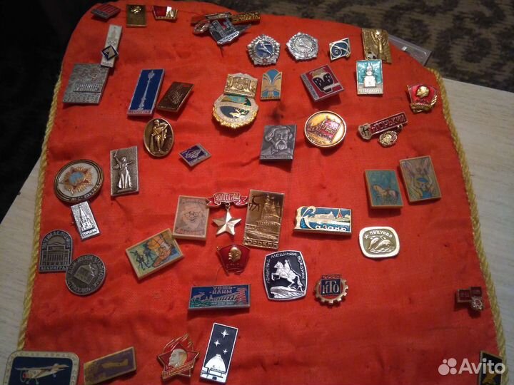 Значки кучей