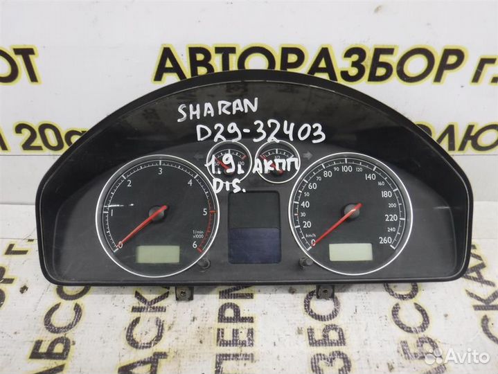 Панель приборов Volkswagen Sharan I (7M) 1995-2010