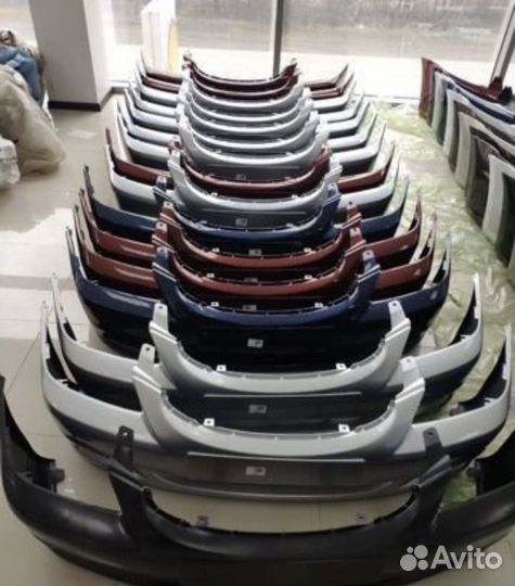 Бампер передний Hyundai Accent в цвет