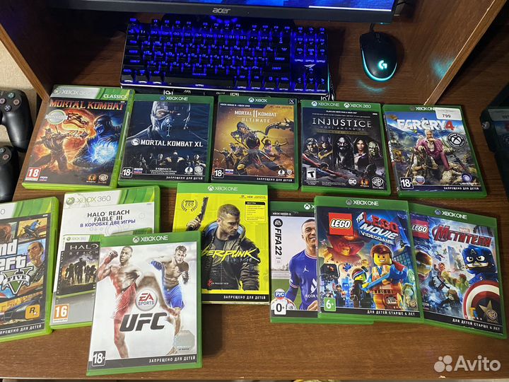 Xbox one+ Топовые игры+ pass