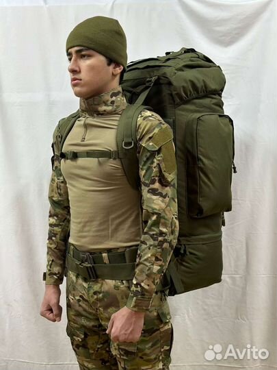 Рюкзак тактический/туристический 100 литров олива