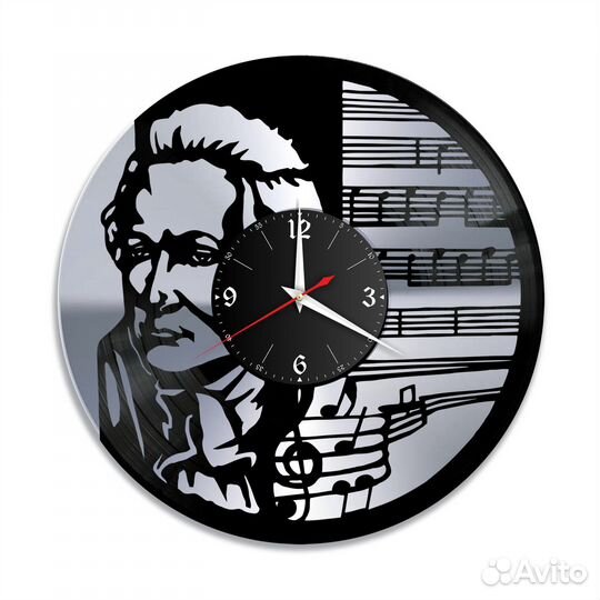 Часы настенные Вольфганг Амадей Моцарт из винила