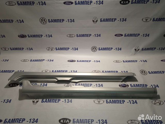 Накладки на пороги Лада Калина 1 Рислинг -610