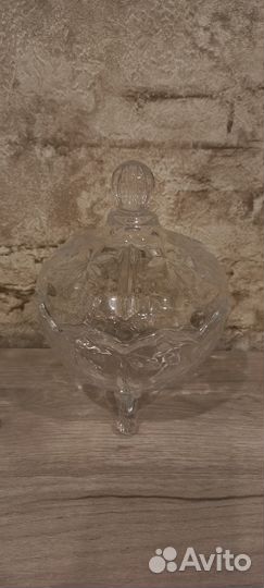 Ваза для конфет или варенья стекло