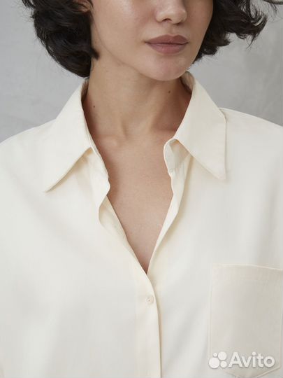 Рубашка женская хлопок оверсайз