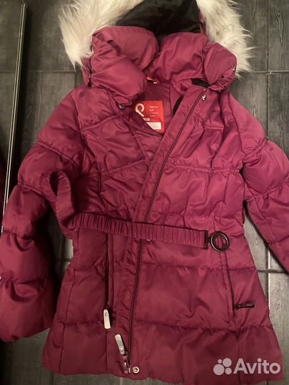 Пуховик для девочки 128