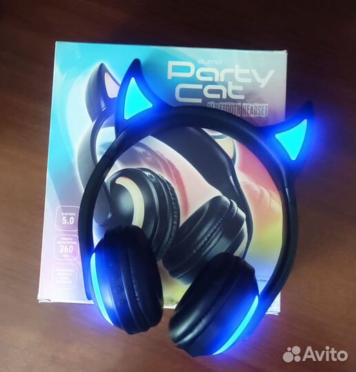 Беспроводные наушники Qumo Party Cat