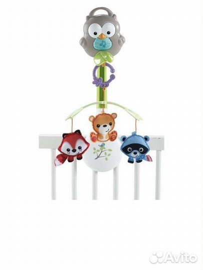 Мобиль музыкальный на кроватку fisher price