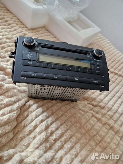 Штатная магнитола на toyota corolla 150